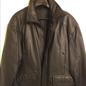 Kenneth Cole leather coat